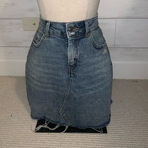 Denim Mini Skirt